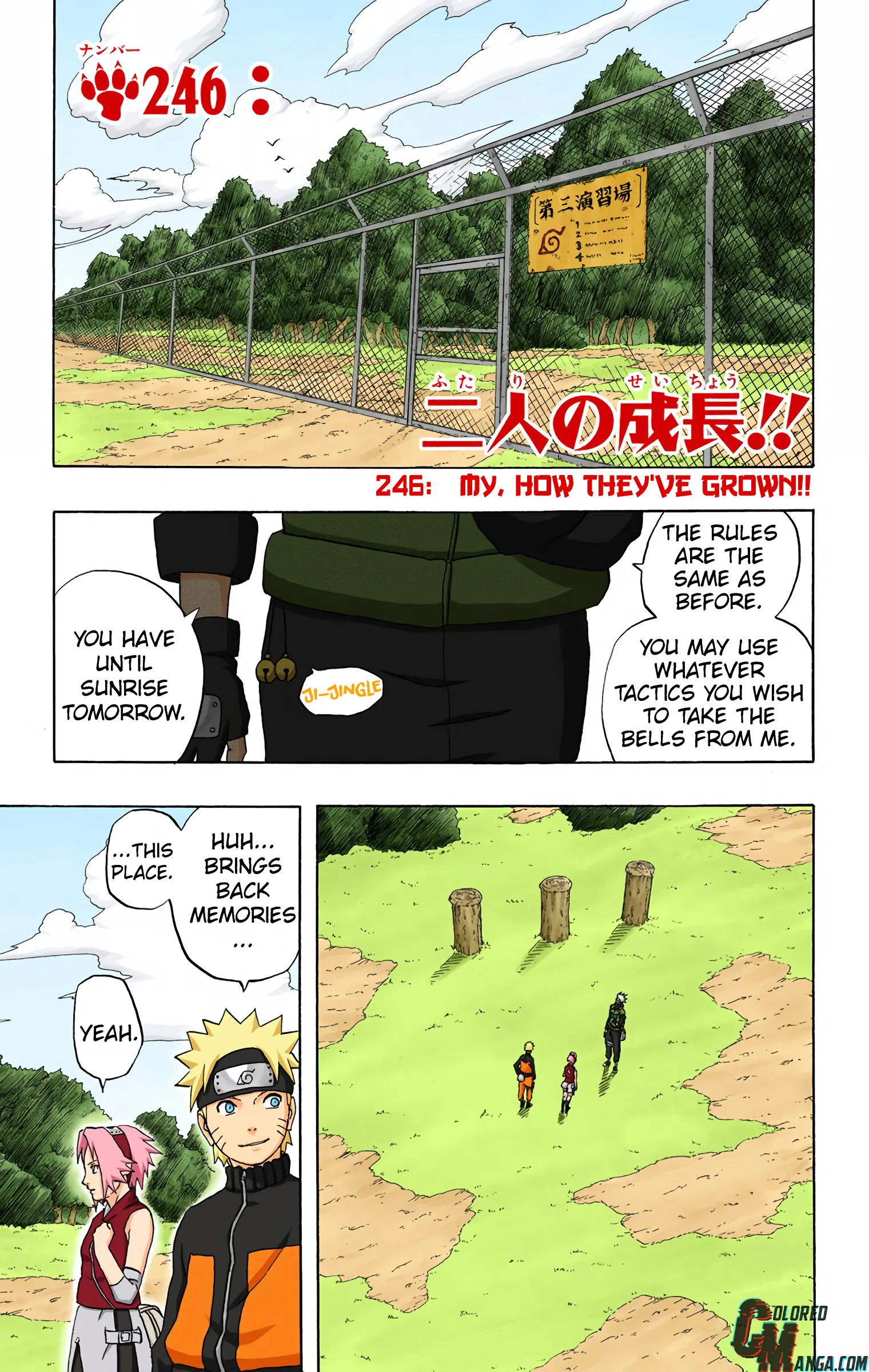 Naruto Colored Manga Online - Chapter 246 - Page 1
